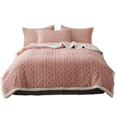 Lux Stripe Massivfarbene Decke für Haushaltsgeräte und Büros