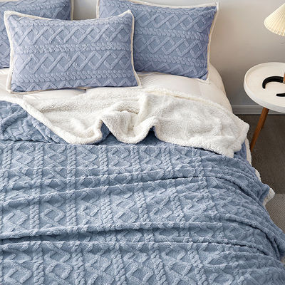 Lux Stripe Massivfarbene Decke für Haushaltsgeräte und Büros