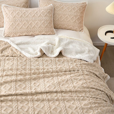 Lux Stripe Massivfarbene Decke für Haushaltsgeräte und Büros