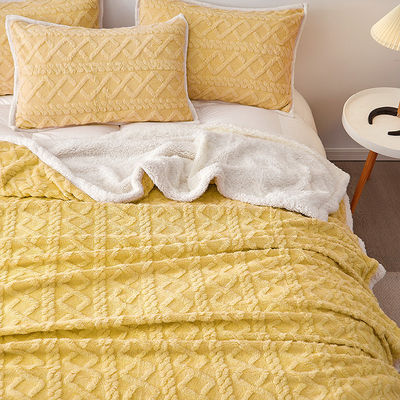 Lux Stripe Massivfarbene Decke für Haushaltsgeräte und Büros