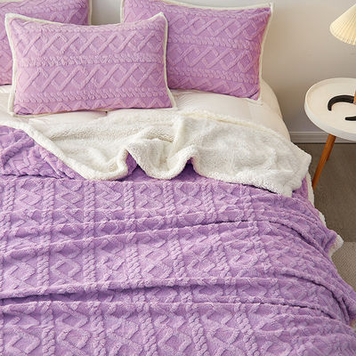 Lux Stripe Massivfarbene Decke für Haushaltsgeräte und Büros