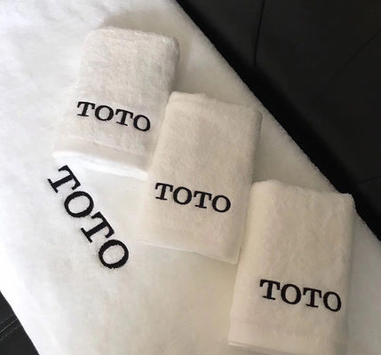 100% Baumwollgewebe Feste Farbe Custom Logo Badetücher Set für Luxus Hotel Bad