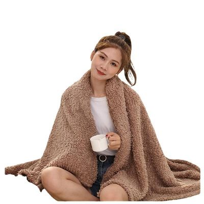 Schnell trockene, kundenspezifische Sherpa-Fleece-Decke, gestrickte Polyester-Sofa, Wolldecken für Haushaltsgeräte