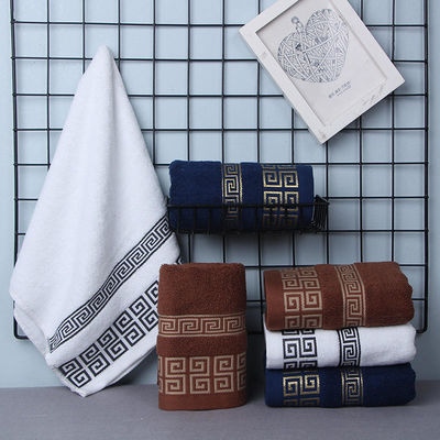 Luxus-Hotel-Bräderie Custom Dicke Super Weich Bad 100% Baumwolle Handtuch-Sets