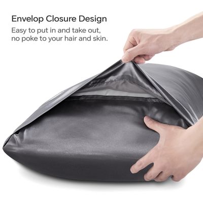 1 Stück weich und luxuriös bedruckt Polyester-Kissenbezug zum Schließen von Umschlägen auf dem Bett