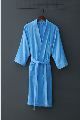 300-400g Unisex Baumwollbadbedeckung Handtuch Pyjamas Spa Badbedeckung Badkleidung Professionell