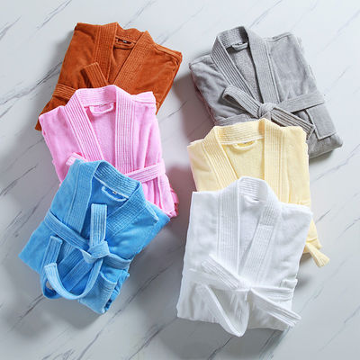 300-400g Unisex Baumwollbadbedeckung Handtuch Pyjamas Spa Badbedeckung Badkleidung Professionell