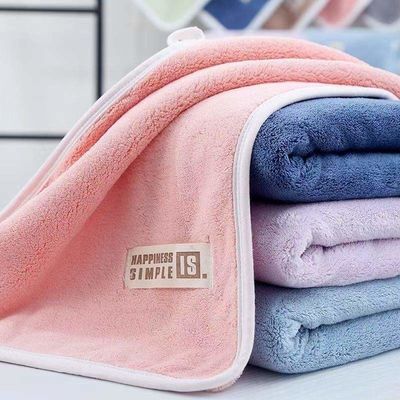 Korallen-Velvet-Gesichtshandtuch dick und weich großartig zum Absaugen von Schweiß kann personalisiert werden