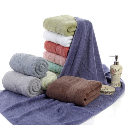 34*74CM Custom Baumwoll-Gesichtshandtuch für Hotel Home Spa Jacquard Absorptionsbadhandtuch Set