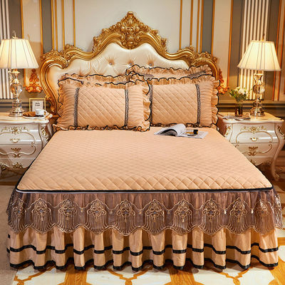Luxuriöses besticktes Bettwäsche-Set 4 Stück Bettdecke-Slip-Set mit 133x72 Stoffdichte