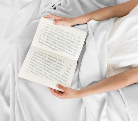 400TC Baumwolle Polyester Hotel Bettwäsche Set für Hochzeit Vierteils-Kit Anforderungen