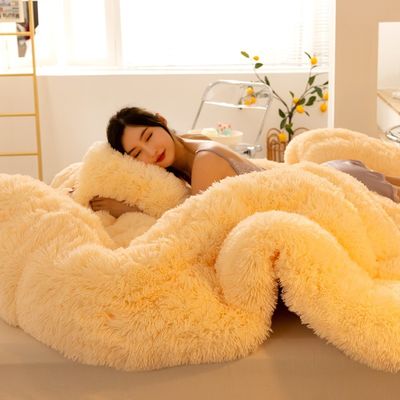 Kingsize angepasste Farbe Wärme für alle Jahreszeiten Bio Atmung Puffy Quilt