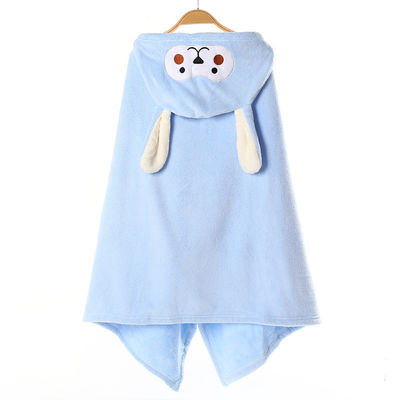 Kleine Baby-Badwäsche mit Kapuze, Mikrofiber, Korallenfleece Handtuch für Jungen, Mädchen
