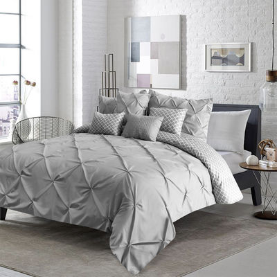 Mikrofaser Stoff Dichte Komfort Bettwäsche Set 4 Stück King Size Luxus Bettwäsche