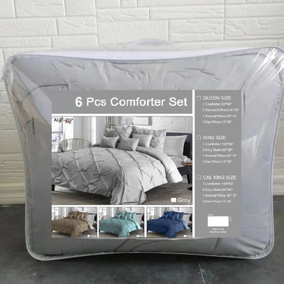 Mikrofaser Stoff Dichte Komfort Bettwäsche Set 4 Stück King Size Luxus Bettwäsche