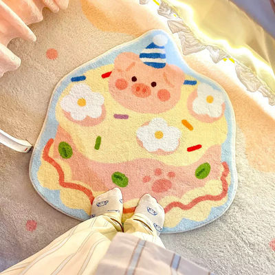 Custom Logo Teppiche Zeichentrickfilm Kinder Teppich Kind Gebet Rosa Zimmer Dekor Kinder Teppich Kleine Teppiche für das Schlafzimmer