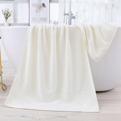 Populärer Jacquard-Stil 100% reine Baumwolle Antibakterienbadetücher für weich und langlebig