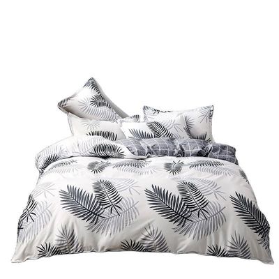 Polyester Stoff 4 Stück Bettwäsche Set für 1,2m Bett Weiß Fünf-Sterne Hotel Bettwäsche