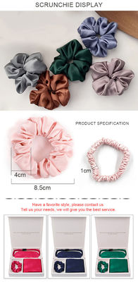 Silk Charmeuse Box Kissenhülle und Satin-Augenmaske Set für die ganze Jahreszeit schlafen eine Größe