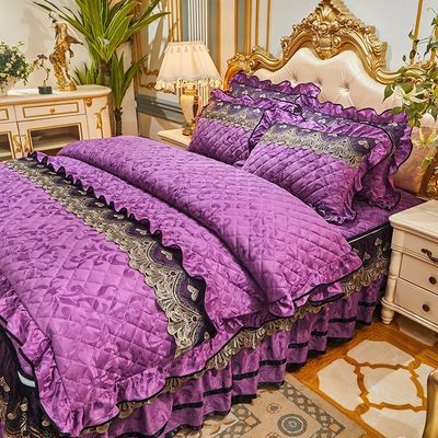 4 Stück Winterbettdecken mit 100% Polyester-Embroiderung