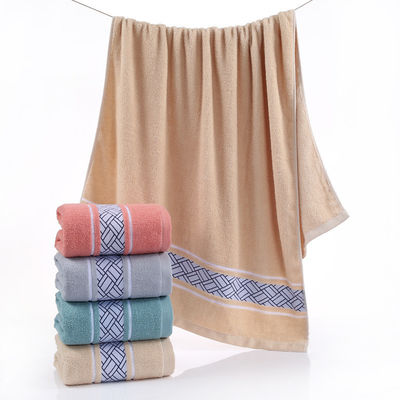 Individuelle Designs unterstützte Badetücher Alle Baumwolle Absorptionsmittel Unisex Große Größe