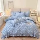 100% Baumwolle Weichbettwäsche mit passendem Vorhang und Quilt Luxus-ägyptische Baumwolle