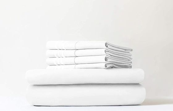 Nationale Normen Farbfestigkeit 100% Baumwolle Polyester Hotel-Stil Bettwäsche Set