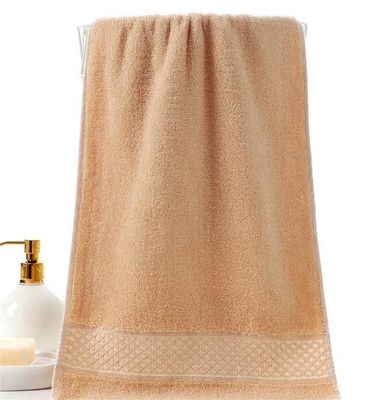 Jacquard 100% Baumwolle Gesichtswaschhandtuch Feste Farbe Weiches Handtuch Beliebte Auswahl