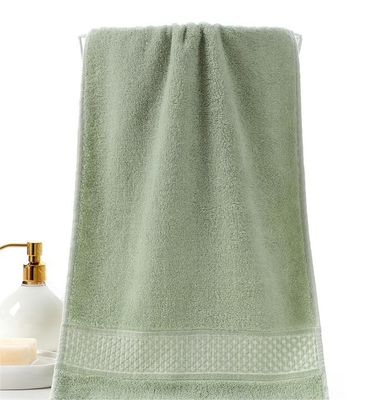 Jacquard 100% Baumwolle Gesichtswaschhandtuch Feste Farbe Weiches Handtuch Beliebte Auswahl