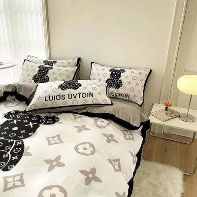 Weißer Bär 100% Polyesterfaser Bettwäsche Set Luxus Gewalttätiger Bär Designer Decke