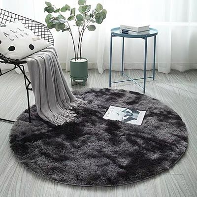 Zuhause Soft Circle Teppiche für Kinder Mädchen Teenager Zimmer Wohnzimmer Tier Druckmuster