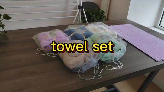 300 GSM Korallenfleece Badehandtuch-Set für Heim-Hotel Spa von OEM-Herstellern