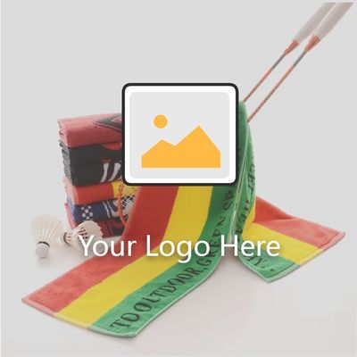 30*110cm Custom Logo Gym Handtuch aus Mikrofaser Schweiß absorbierend und schnell trocknend