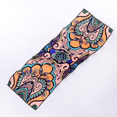 Trendy gedruckte Sporthandtücher mit schnellem Kühl-Eis-Logo und 0,1 Jacquard-Gewebe