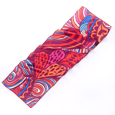 Trendy gedruckte Sporthandtücher mit schnellem Kühl-Eis-Logo und 0,1 Jacquard-Gewebe