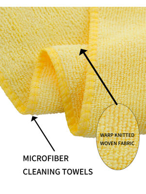 80% Polyester 20% Polyamid 40*40cm 300gm Mikrofaserhandtuch zur Reinigung von Autos und Küchen