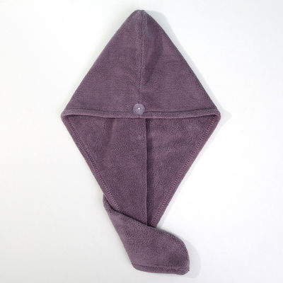Verdickte Korallen-Velvet-Trocknhaarkappe für Frauen 25*63cm 50g Superabsorbierend und schnell trocknend