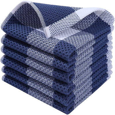 Reine Baumwollwaffel-Quadratschals in kundenspezifischer Farbe 50g Karten-Absorptionsschals