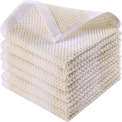 Reine Baumwollwaffel-Quadratschals in kundenspezifischer Farbe 50g Karten-Absorptionsschals