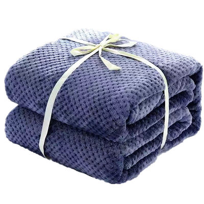 Einfache Flannel-Fleece-Sofa und Kniedecke für kühle Nächte