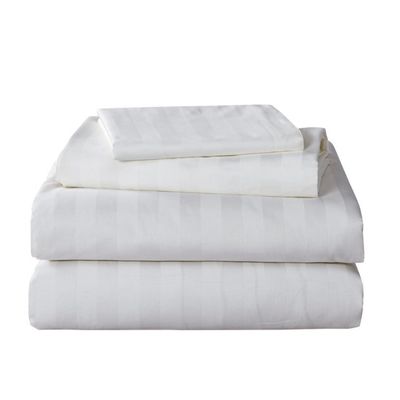 Nachhaltiges Baumwollbett Set Leinen Flachbett Set