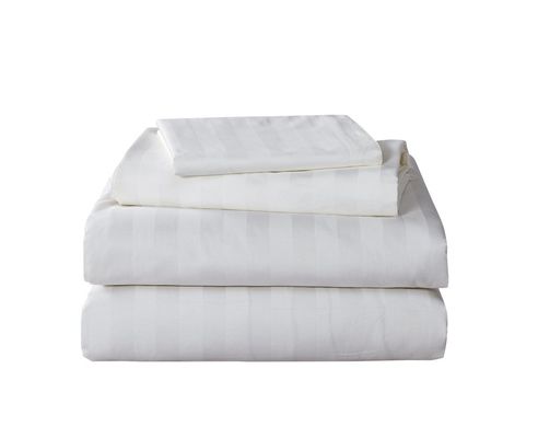 Nachhaltiges Baumwollbett Set Leinen Flachbett Set