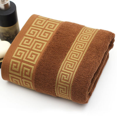 Logo des Kunden Schnelltrocknungshandtuch Dunkelfarb Jacquard Badhandtuch Geschenk Set für den Haushalt