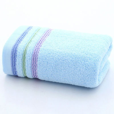 100% Baumwolle Mehrfarbiges Dobby Handtuch-Set für weiches und absorbierendes Bad