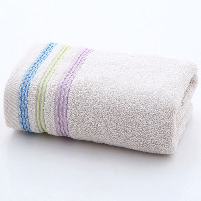 100% Baumwolle Mehrfarbiges Dobby Handtuch-Set für weiches und absorbierendes Bad
