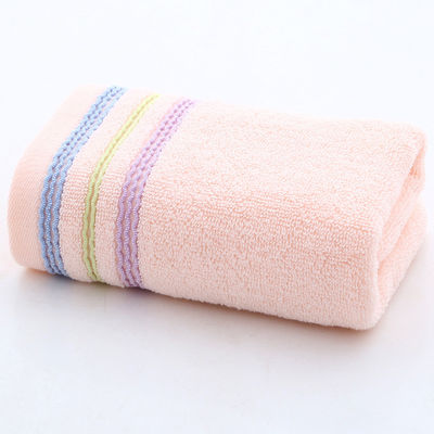 100% Baumwolle Mehrfarbiges Dobby Handtuch-Set für weiches und absorbierendes Bad