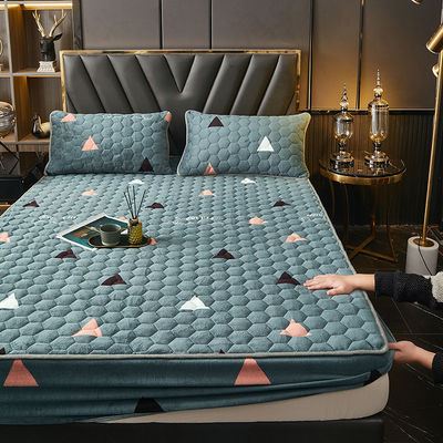 Hot Luxury Bettwäsche Set 3 Stück Milch Samt Bettdeckel mit individueller Farbe
