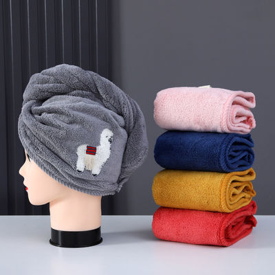 Unisex Duschkappe Trockene Haartücher kundenspezifische Verdickung elastische Badekappe für nachhaltige