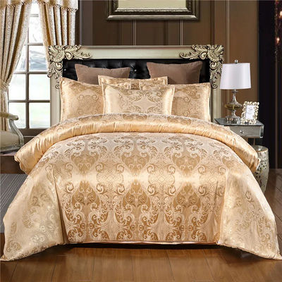 Nationale Standards Farbfestheit Satin Seide Hotel Bettwäsche Sets im europäischen Stil