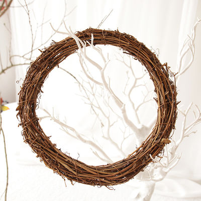 Festlich Fenster und Tür Hängen Rattan Ring Artifi für 35cm Natürliche Grapevine Kränze